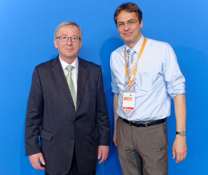 Jean-Claude Juncker und Peter Liese